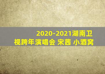 2020-2021湖南卫视跨年演唱会 宋茜 小酒窝